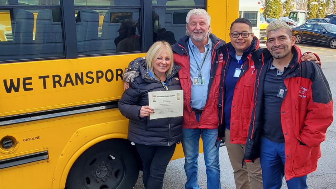 ADA-compliant charter bus with wheelchair accessibility in New York by WE Transport
