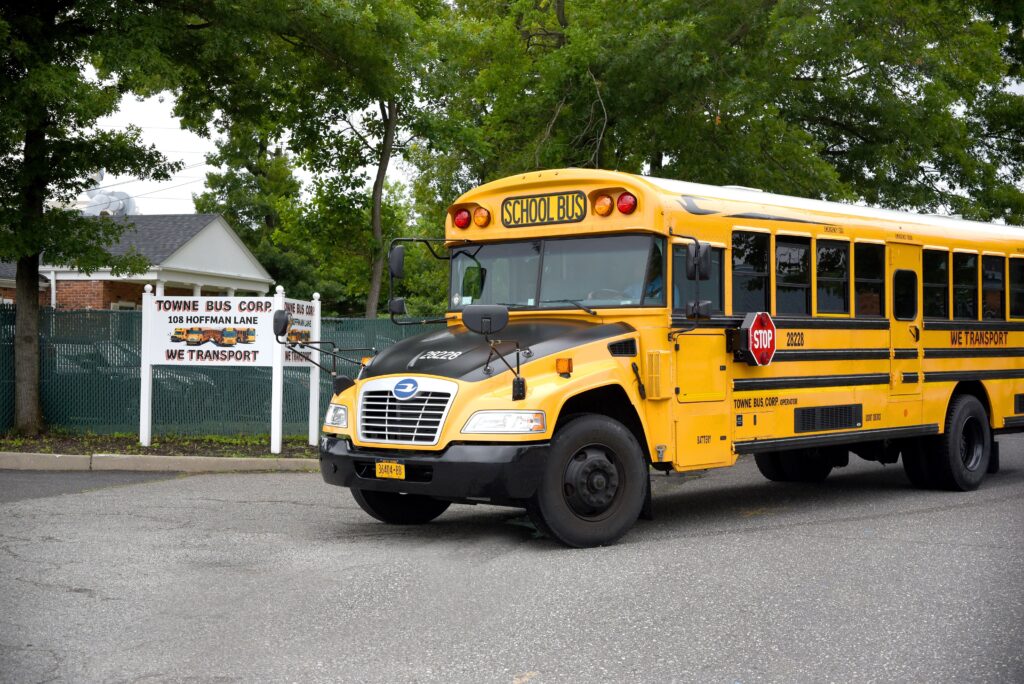 WE Transport charter bus providing safe and reliable group transportation in New York City and Long Island